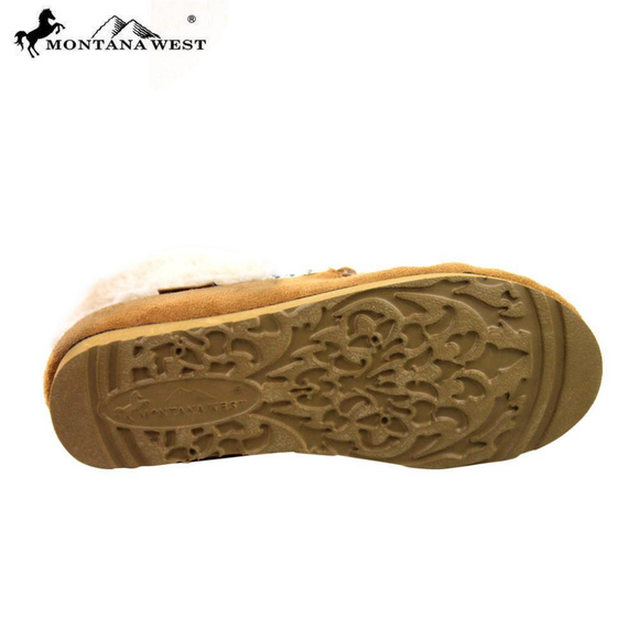 LAST ONE! Montana West Moccasins Texas Beige - Picture 7 of 8